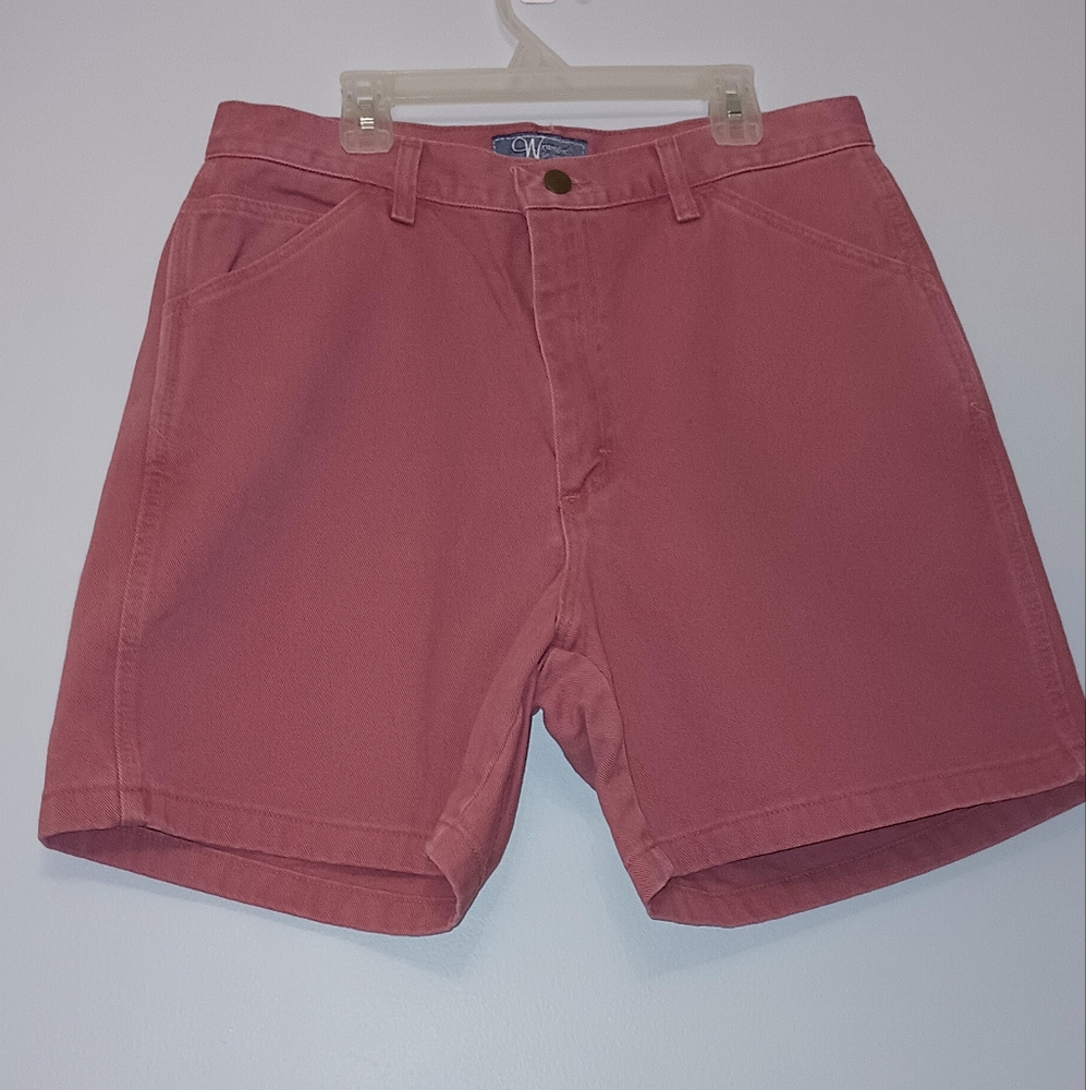 Wrangler Vintage‎ Pink Jeans Denim Shorts 12